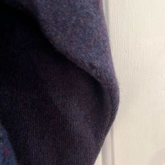 Snowy Peak Woman's 100% Merino Lambswool Fair Isle Sweater Sz Sm - Picture 6 of 12